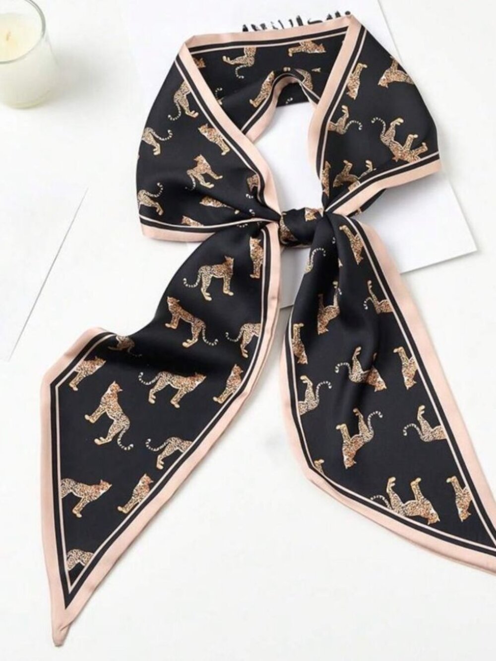 Leopard PrintScarfN878